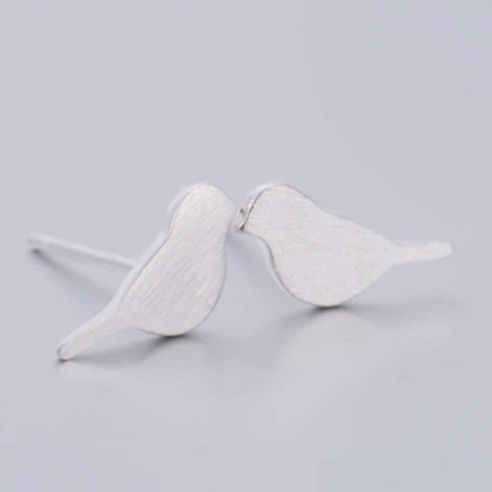 NEW!💙💎ADORABLE!💍LITTLE BIRDS!💎💙SILVER PLATED! - Picture 3 of 8